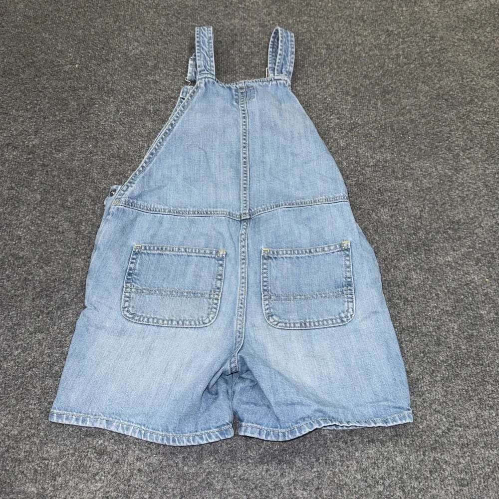 Gap Kids Girls Denim Shortalls Overalls Size M  Light Wash Summer Casual Cute